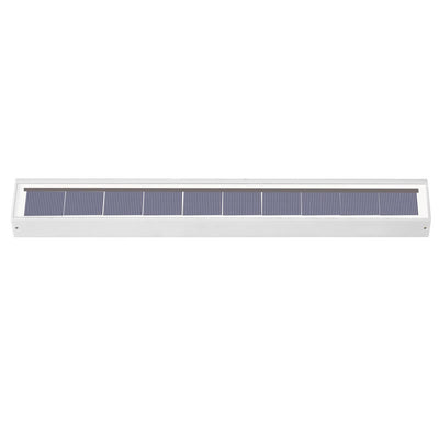 Applique Murale LED à Contrôle Magnétique à Bande ABS Rechargeable Étanche à l'Énergie Solaire de Simplicité Moderne Pour Jardin 