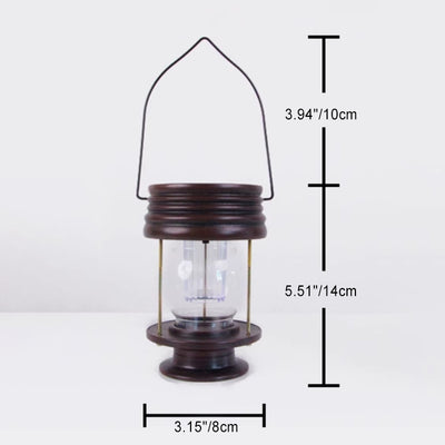 ضوء LED خارجي مقاوم للماء قابل للنقل على شكل أسطوانة ABS للمناظر الطبيعية الحديثة والرجعية بالطاقة الشمسية للحديقة 