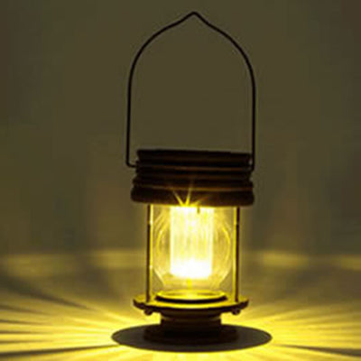 ضوء LED خارجي مقاوم للماء قابل للنقل على شكل أسطوانة ABS للمناظر الطبيعية الحديثة والرجعية بالطاقة الشمسية للحديقة 