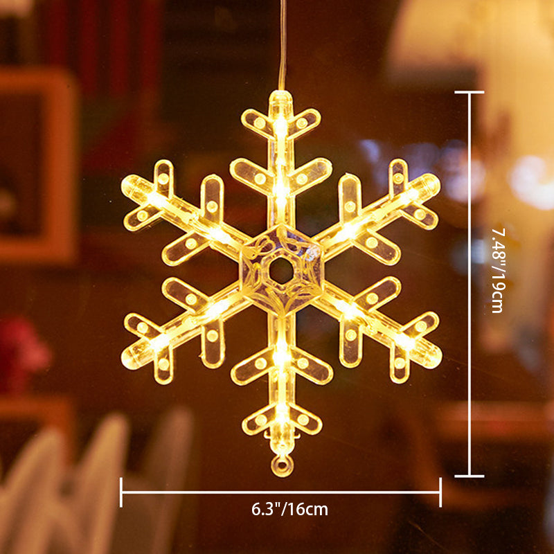 Moderne Art Deco Batterie PVC Weihnachtsbaum Rentier Glocke Schneemann Dekoration LED Wandleuchte Saugnapflicht Für Schlafzimmer 