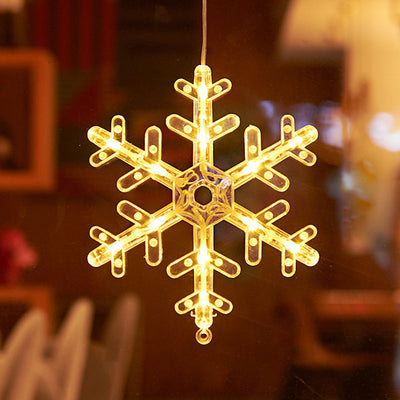Moderne Art Deco Batterie PVC Weihnachtsbaum Rentier Glocke Schneemann Dekoration LED Wandleuchte Saugnapflicht Für Schlafzimmer 