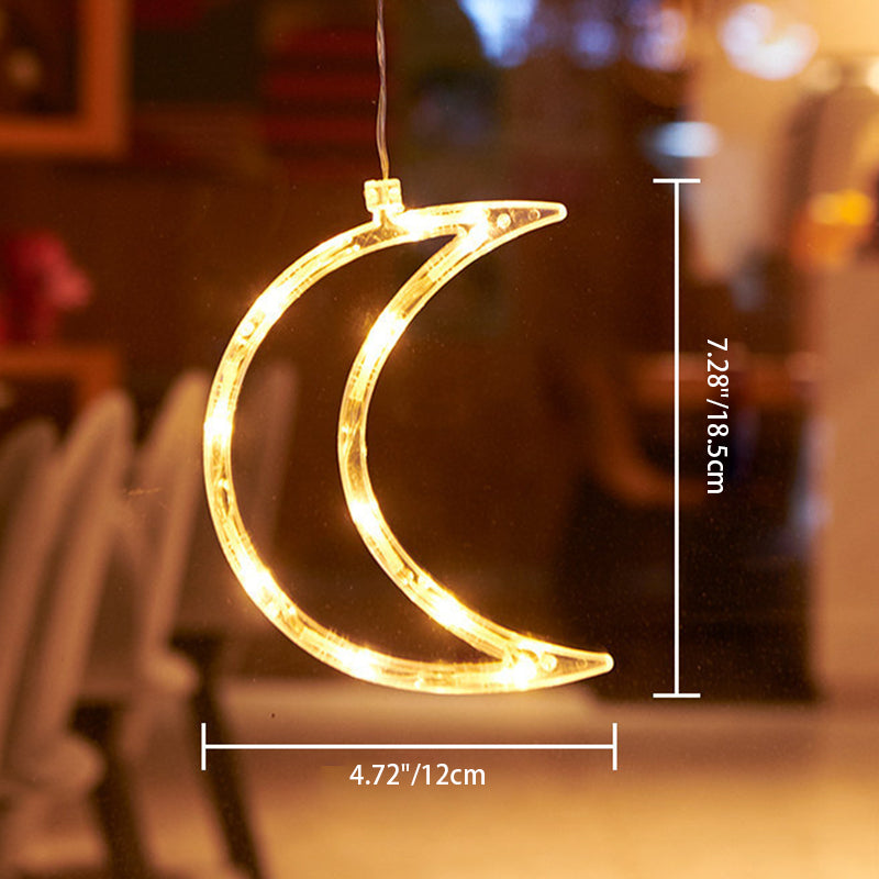 Moderne Art Deco Batterie PVC Weihnachtsbaum Rentier Glocke Schneemann Dekoration LED Wandleuchte Saugnapflicht Für Schlafzimmer 
