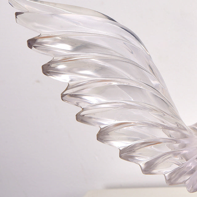 Zeitgenössische Kreative USB ABS Acryl Spannweite Adler Aroma LED Tischlampe Nachtlicht Für Nachttisch 