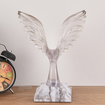 Zeitgenössische Kreative USB ABS Acryl Spannweite Adler Aroma LED Tischlampe Nachtlicht Für Nachttisch 