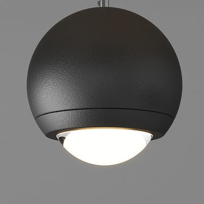 Moderne minimalistische Eisen-Aluminium-Acryl-Streifen-Kugel-Spotlight-LED-Kronleuchter-Insel-Lampe für Esszimmer 