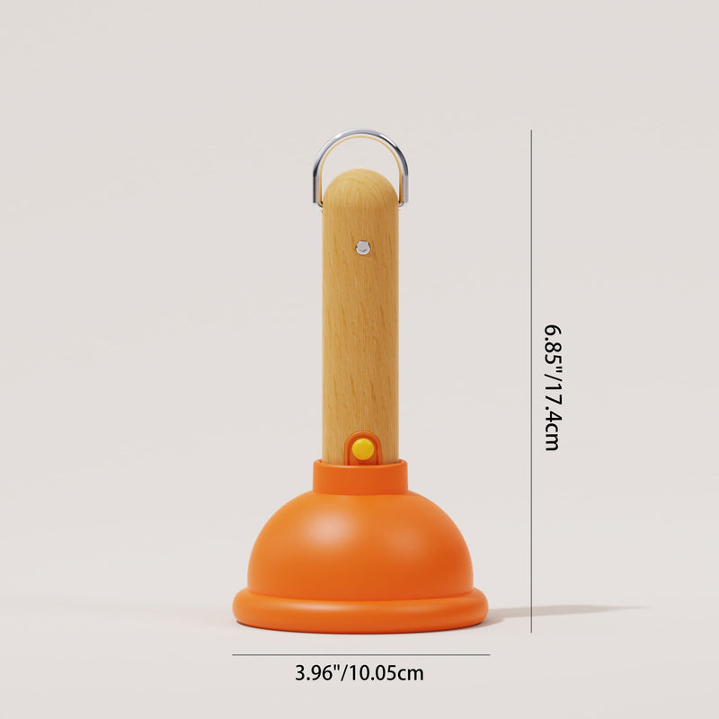 Zeitgenössisches kreatives wiederaufladbares Silikon-Holz-PC-Kolben rund adsorbierbares LED-Nachtlicht für das Schlafzimmer 