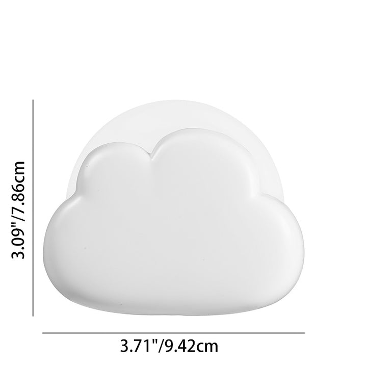 Zeitgenössische nordische wiederaufladbare ABS PP Wolken-LED-Kleine Tischlampe Nachtlicht für das Bett 