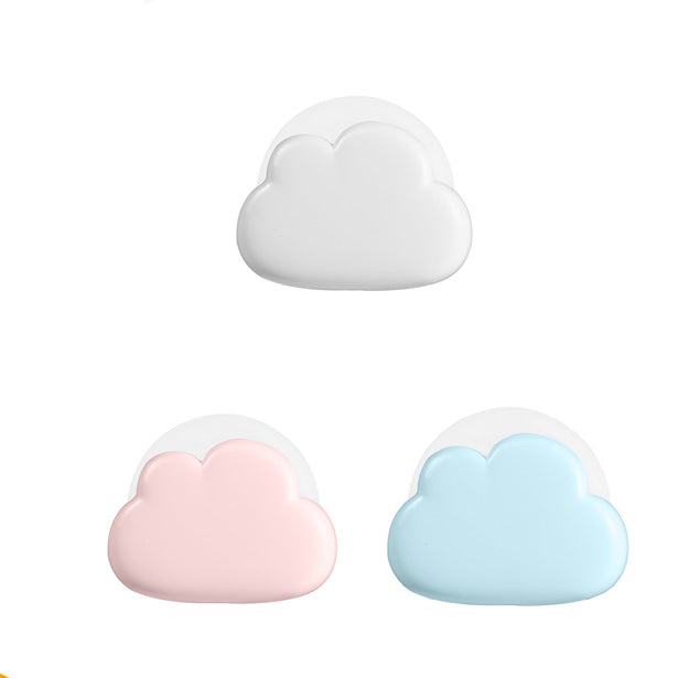 Zeitgenössische nordische wiederaufladbare ABS PP Wolken-LED-Kleine Tischlampe Nachtlicht für das Bett 