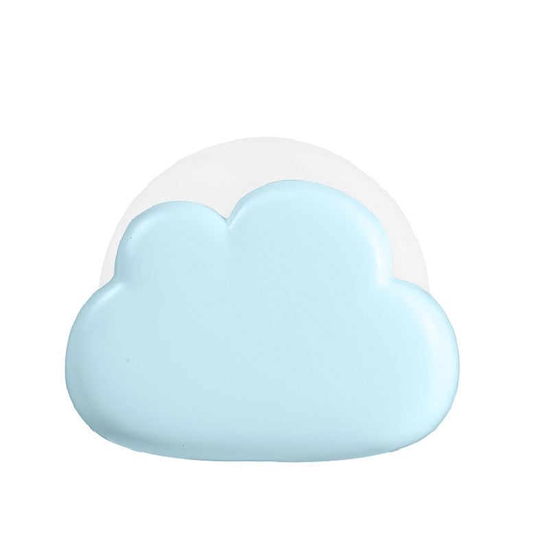 Zeitgenössische nordische wiederaufladbare ABS PP Wolken-LED-Kleine Tischlampe Nachtlicht für das Bett 