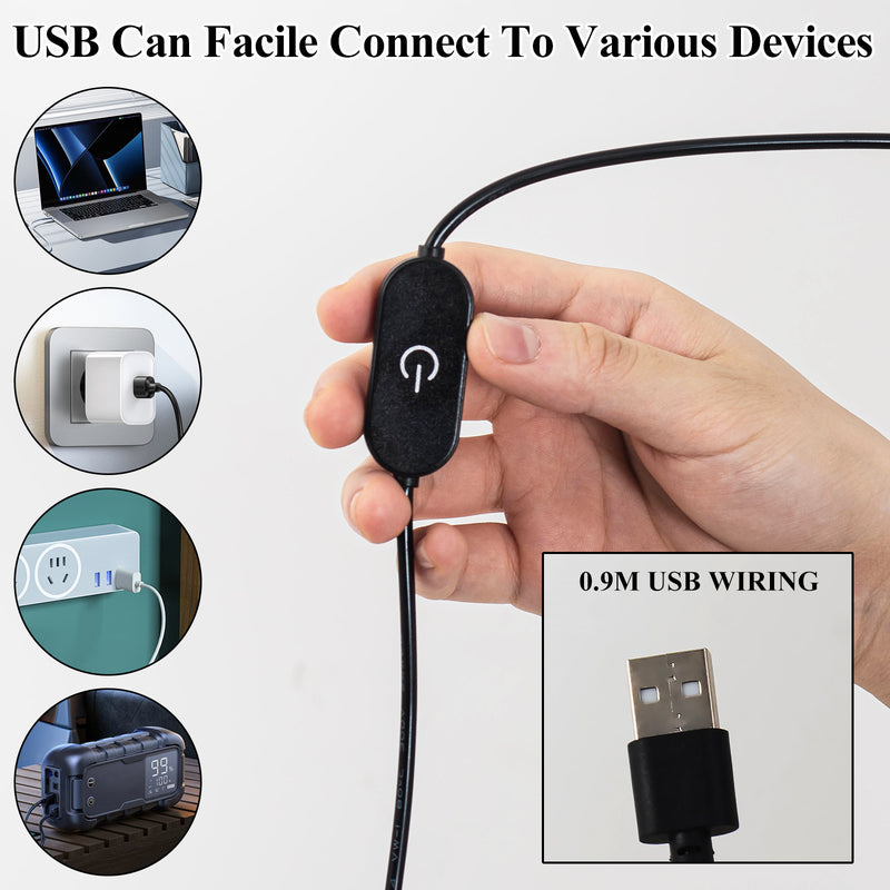 مصباح طاولة حديث فاخر USB حديد بلوري أسطواني شبكي خرز 1 ضوء لجانب السرير 