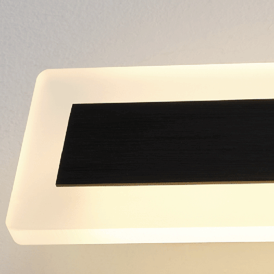 Moderne minimalistische Aluminium-Acryl-Rechteck-Drehbare Strahler LED-Wandleuchte für das Bett 