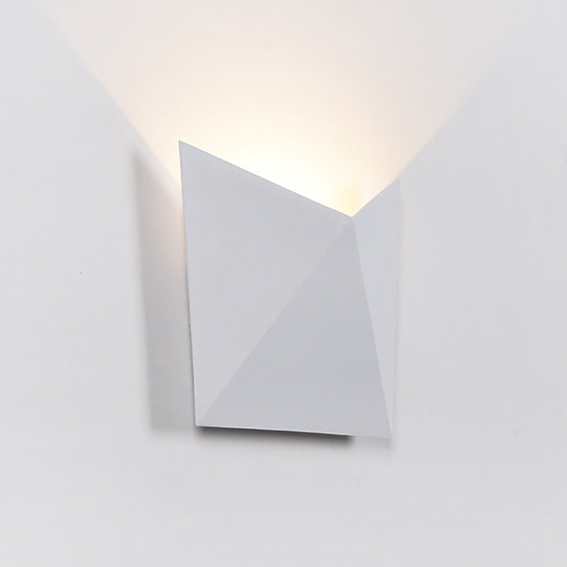 Applique murale LED en aluminium étanche à enveloppe de simplicité moderne pour patio extérieur 