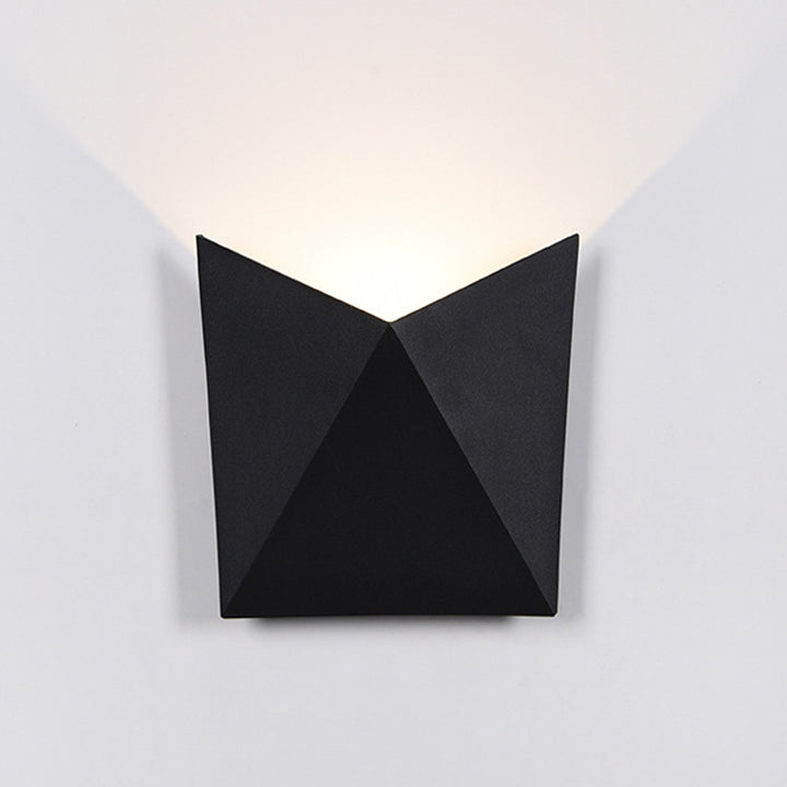 Applique murale LED en aluminium étanche à enveloppe de simplicité moderne pour patio extérieur 