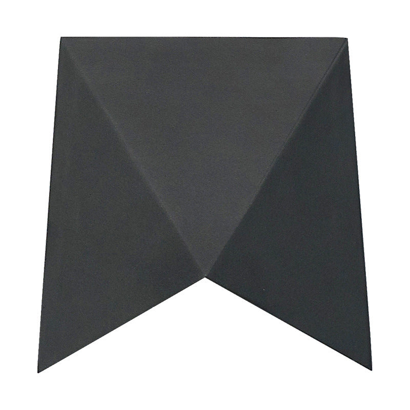 Applique murale LED en aluminium étanche à enveloppe de simplicité moderne pour patio extérieur 