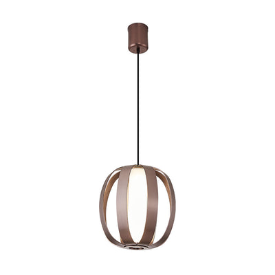 Zeitgenössische skandinavische Aluminium-Acryl-Kugellaterne LED Pendelleuchte für das Esszimmer 