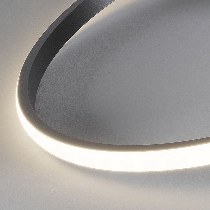 Zeitgenössische Nordische Sternenhimmel Kugel Kreis Eisen Aluminium Silica Glas LED Deckenleuchte für Schlafzimmer 