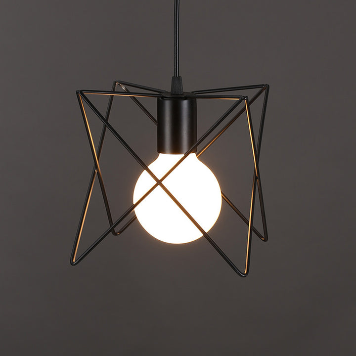 Zeitgenössischer skandinavischer Sternenkäfig Eisen 1/3 Licht Pendelleuchte für Esszimmer 