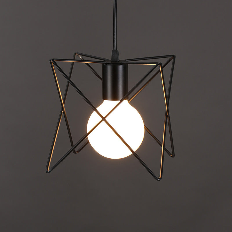 Zeitgenössischer skandinavischer Sternenkäfig Eisen 1/3 Licht Pendelleuchte für Esszimmer 