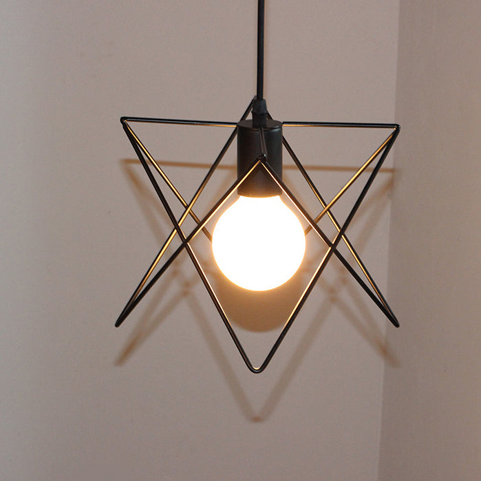 Zeitgenössischer skandinavischer Sternenkäfig Eisen 1/3 Licht Pendelleuchte für Esszimmer 
