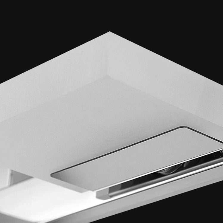 Lámpara de Aplique de Pared LED Cuadrada de Acrílico de Acero Inoxidable de Simplicidad Moderna para Iluminación de Tocador en el Baño 