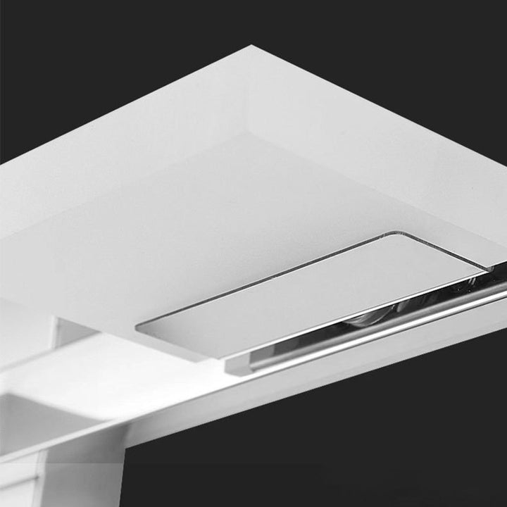Lámpara de Aplique de Pared LED Cuadrada de Acrílico de Acero Inoxidable de Simplicidad Moderna para Iluminación de Tocador en el Baño 