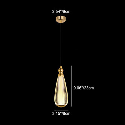 ضوء قلادة LED عصري فاخر من الألومنيوم والأكريليك بتصميم الشعلة للتعليق بجانب السرير 