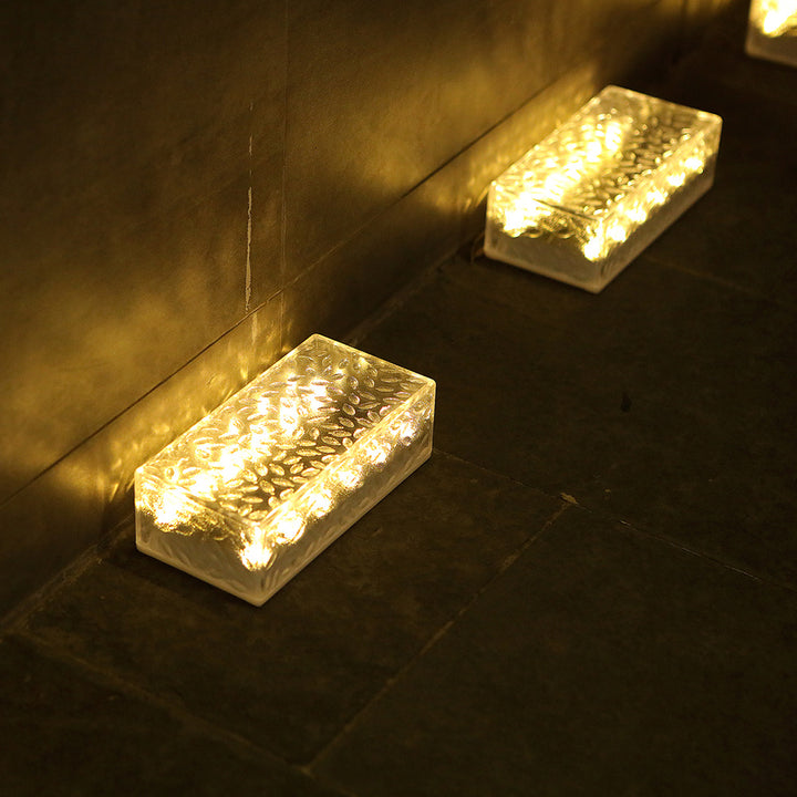 Éclairage extérieur LED rectangulaire en acrylique étanche à l&