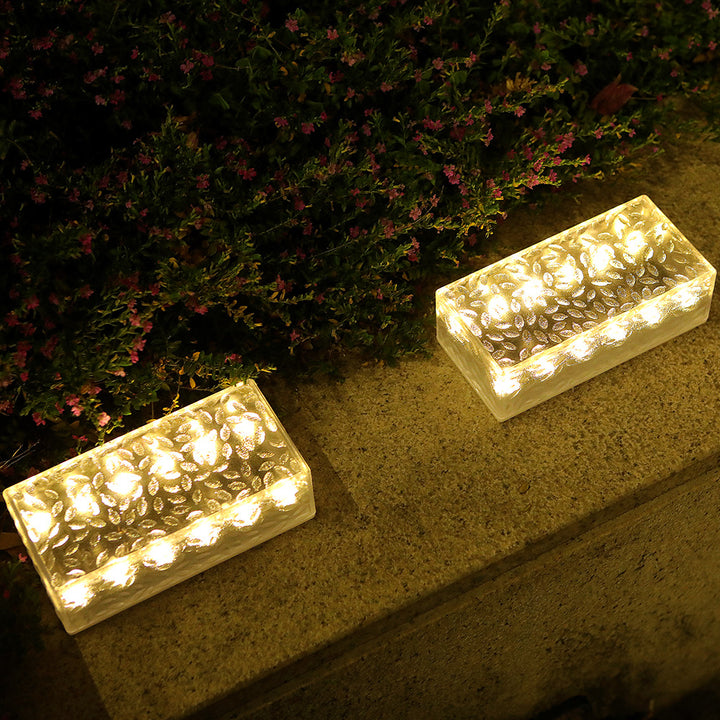 Éclairage extérieur LED rectangulaire en acrylique étanche à l&