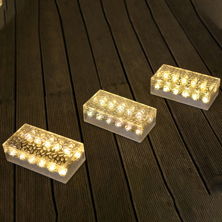 Éclairage extérieur LED rectangulaire en acrylique étanche à l&