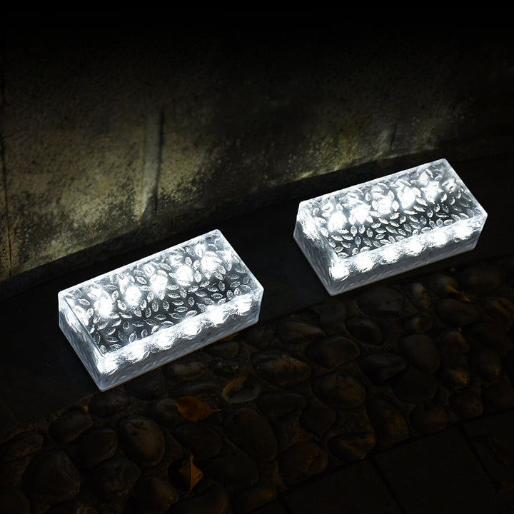 Éclairage extérieur LED rectangulaire en acrylique étanche à l&
