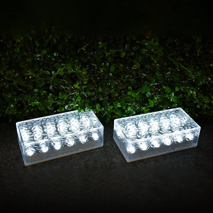 Éclairage extérieur LED rectangulaire en acrylique étanche à l&