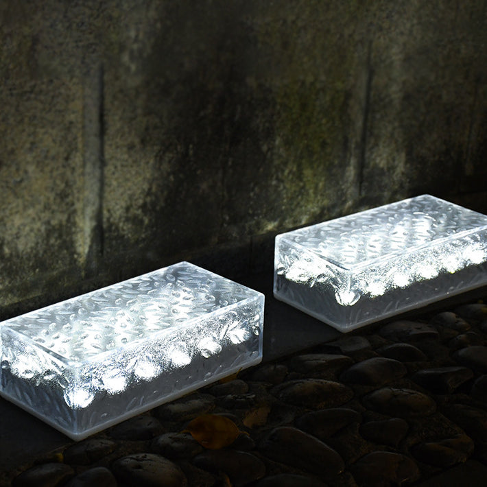 Éclairage extérieur LED rectangulaire en acrylique étanche à l&