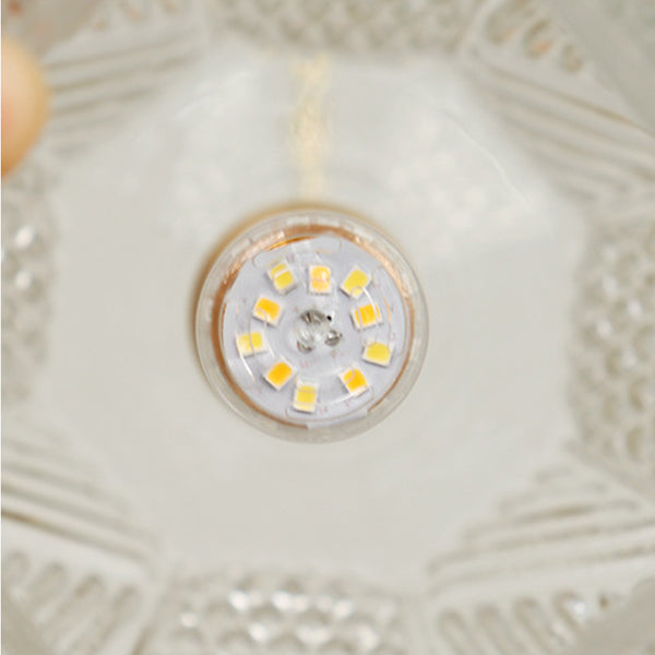 Moderne Mid-Century Messing Glas Diamant Textur 1-Licht Pendelleuchte für Esszimmer 