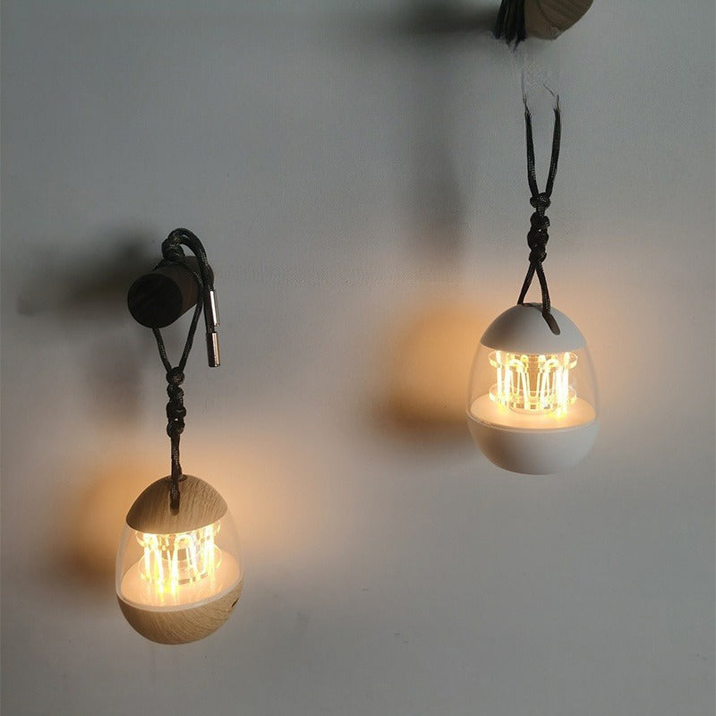 Lampe de table LED suspendue en forme d&