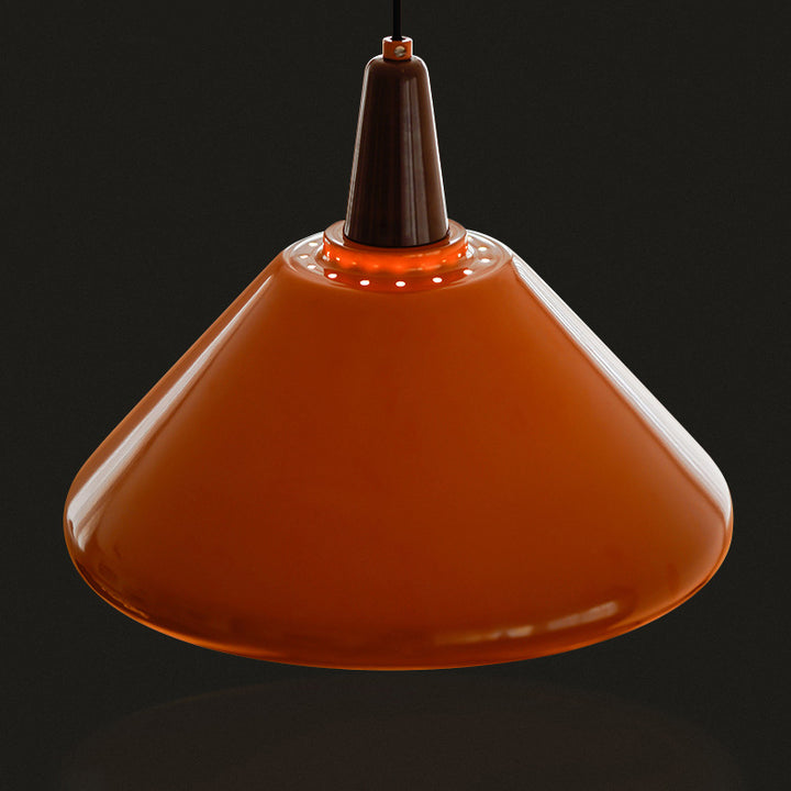 Traditional Vintage Iron Metal Conic 1/2 Light Pendant Light For Dining Room