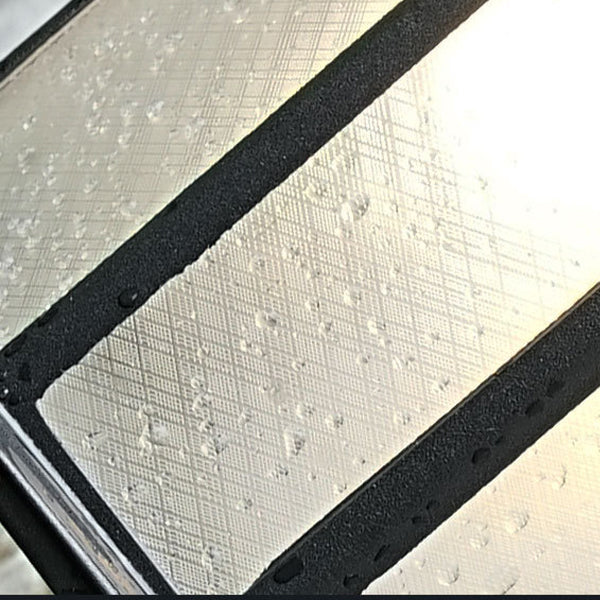 Zeitgenössische Retro Wasserdichte Aluminium Glas Haus Rechteckige 1-Licht Wandleuchte Lampe für Außenbereich Terrasse 