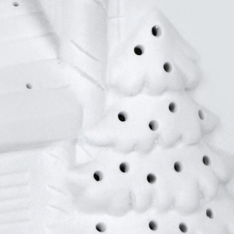 Contemporary Nordic Battery Ceramic Pointed House Christmas Tree LED Table Lamp Night Light For Bedroom