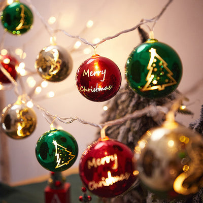 Lumière LED à guirlande pour chambre à coucher avec décoration de sapin de Noël en forme d'étoile en plastique USB à batterie Art Déco moderne 