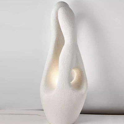Zeitgenössische kreative Polystyrol unregelmäßige Statue 1-Licht Stehlampe für das Wohnzimmer 