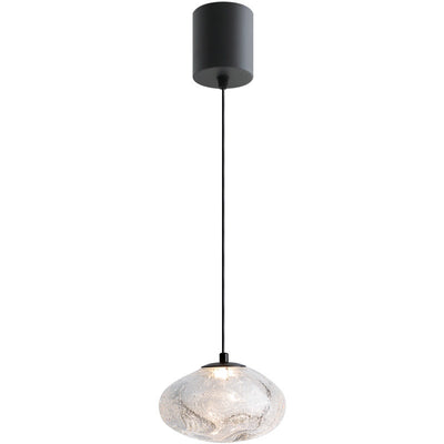 Modern Simplicity Glazed Glass Hardware Round Air Bubble LED Pendant Light For Bedside