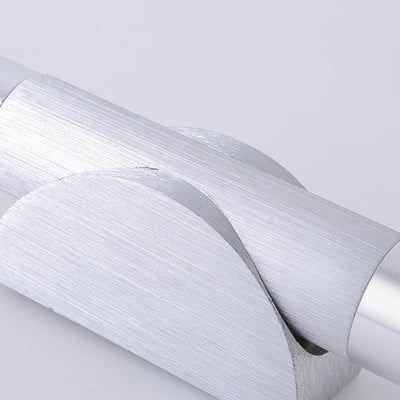 Applique murale LED orientable en aluminium acrylique brossé industriel contemporain pour couloir 