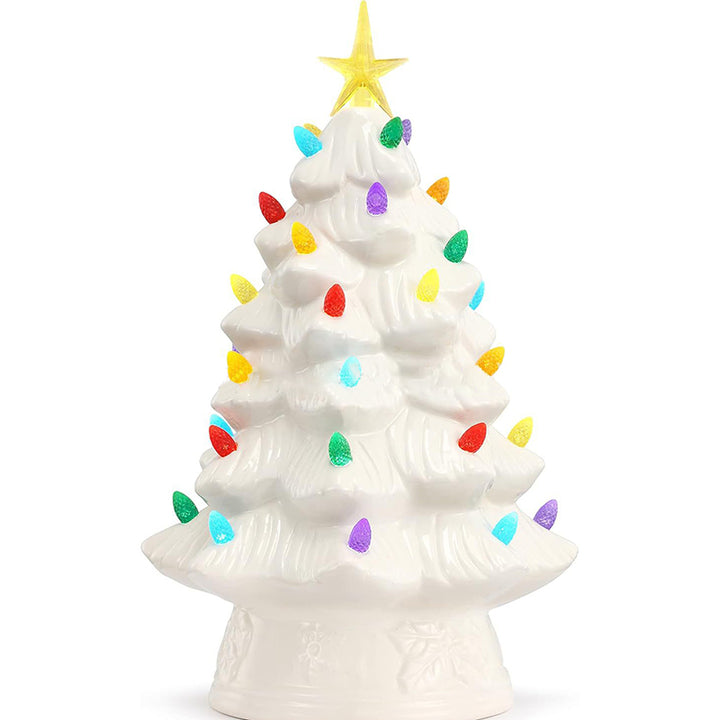 Moderne Art-Deco-Harz-Weihnachtsbaum-Steckerdekoration LED-Wandleuchte für Schlafzimmer 