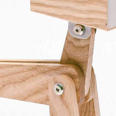 Contemporary Nordic Wood Hardware Acrylic Cute Puppy Adjustable LED Table Lamp For Study