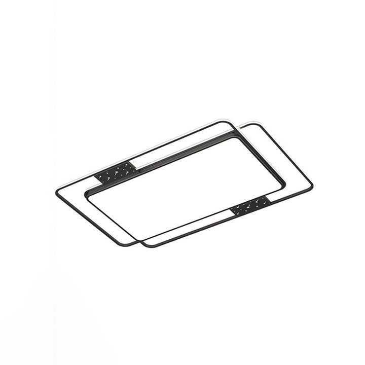 Plafonnier LED moderne nordique en fer acrylique rectangulaire carré rond étoile avec projecteur pour chambre 