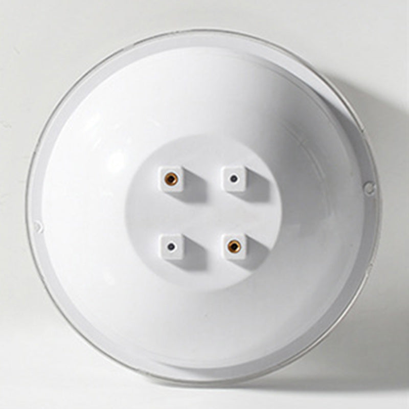 Lumière extérieure sous-marine LED haute puissance ronde en ABS PC imperméable de simplicité moderne pour patio extérieur 