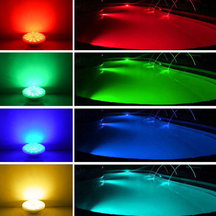 Lumière extérieure sous-marine LED haute puissance ronde en ABS PC imperméable de simplicité moderne pour patio extérieur 