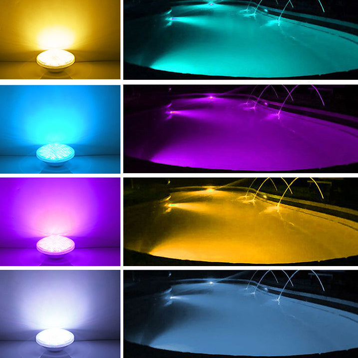 Lumière extérieure sous-marine LED haute puissance ronde en ABS PC imperméable de simplicité moderne pour patio extérieur 