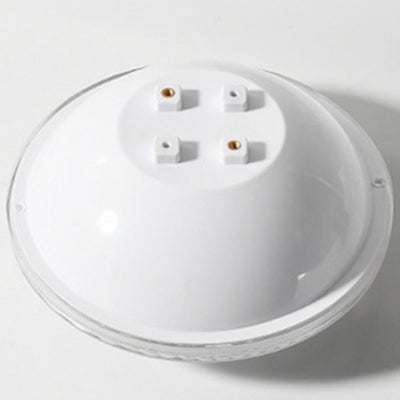 Lumière extérieure sous-marine LED haute puissance ronde en ABS PC imperméable de simplicité moderne pour patio extérieur 