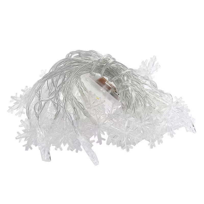 Moderne Art Deco Batterie USB PVC Hirsch Schnee Stern Weihnachtsbaum Dekoration LED Lichterkette für Unterhaltungsraum 