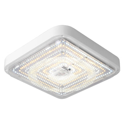 ضوء السقف LED المربع المقاوم للماء بالطاقة الشمسية من ABS بتصميم بسيط حديث للفناء الخارجي 